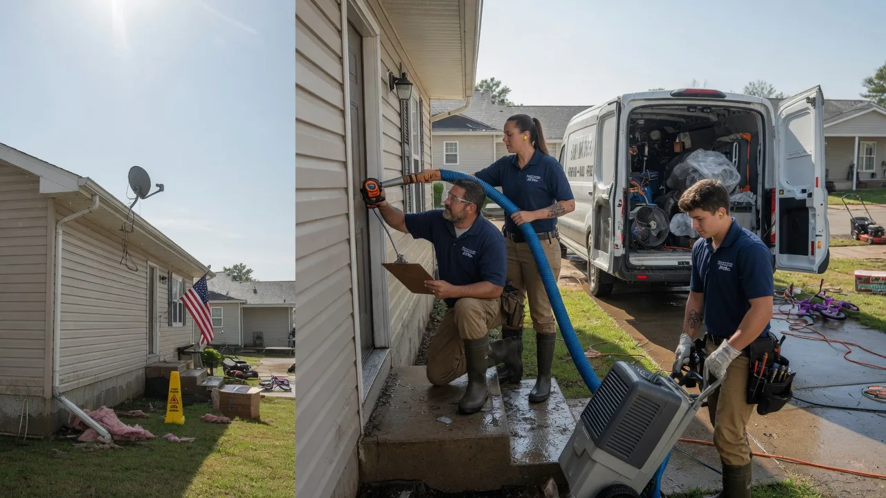 Ceiling Water Damage Restoration in Bluffton, MN near me